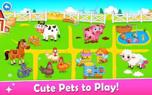 Farm Animal Games Toddler 2-5